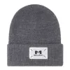 Autumn double-layer warm thickened knitted cap, unisex cold cap, European and American brim woolen cap wholesale knitted cap, solid color knitted cap Hat152323349 Item Picture